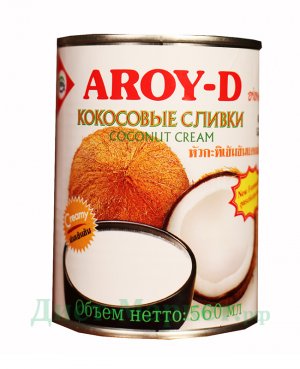 Сливки Кокосовое 70% "Aroy-D", 0,56л
