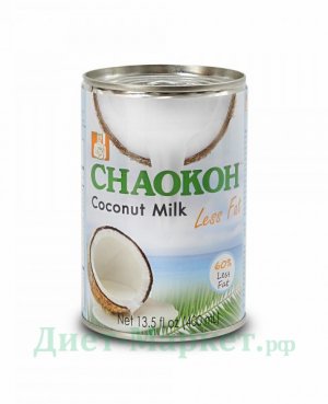Молоко "Кокосовое" С Пониженным Содержанием Жира "Chaokoh", 400мл